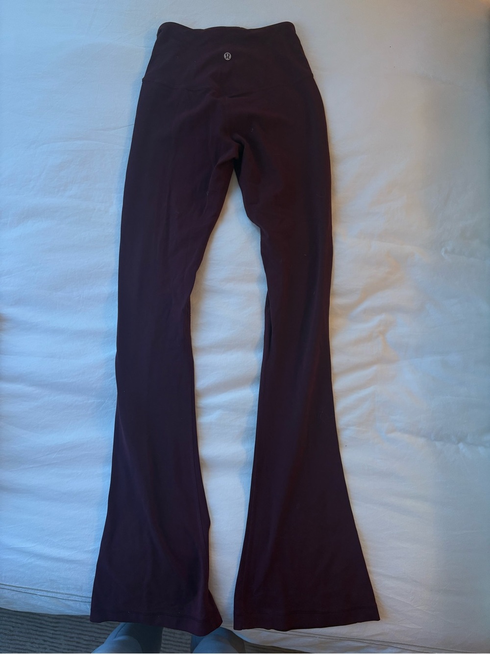 Lululemon Burgundy Align Flare Leggings
